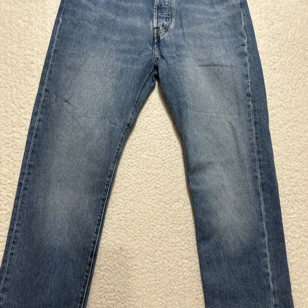 Levi's Strauss‎ 501 Original Straight Regular Light Blue Men's Denim Jeans Sz 32